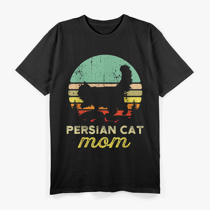 Persian Cat Mom Retro T-Shirt