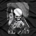 Satanic Priest Grim Reaper, Lucifer, and Occult Gothic Symbolism T-Shirt