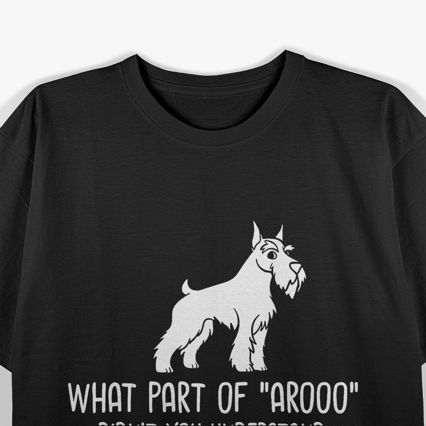 Schnauzer Whiskered Snout Dog Lover Wire-Haired Pinscher T-Shirt