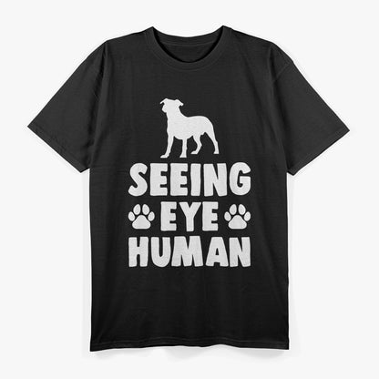 Seeing Eye Human Blind Dog Owner T-Shirt