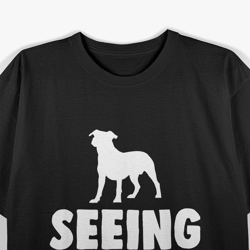 Seeing Eye Human Blind Dog Owner T-Shirt