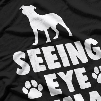 Seeing Eye Human Blind Dog Owner T-Shirt