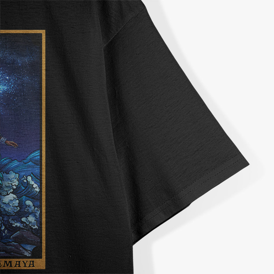 The Goddess Yemaya Temperance Tarot Card - Wicca & African Witch Symbolism T-Shirt
