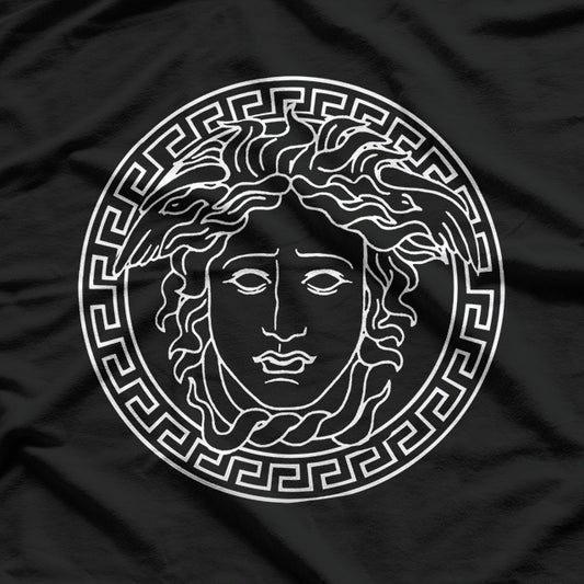 Unique Medusa Head: The Iconic Gorgon of Greek Mythology T-Shirt