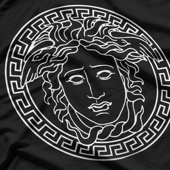 Unique Medusa Head: The Iconic Gorgon of Greek Mythology T-Shirt