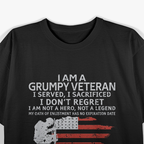 Veteran Grumpy Old Man T-Shirt