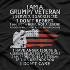 Veteran Grumpy Old Man T-Shirt