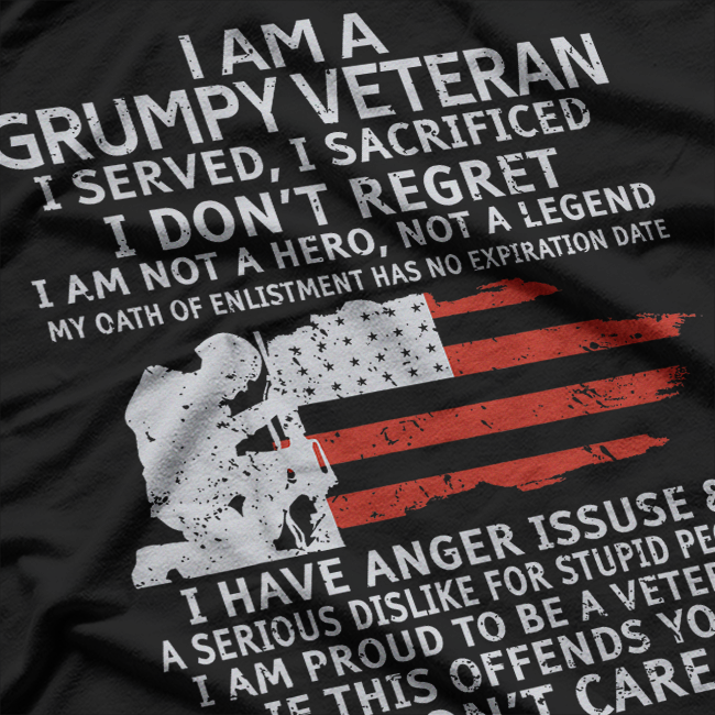 Veteran Grumpy Old Man T-Shirt