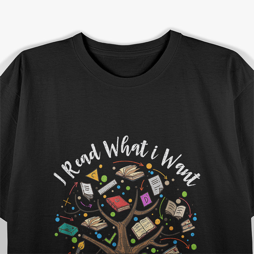Vintage Freedom Reading I Read Banned Books T-Shirt