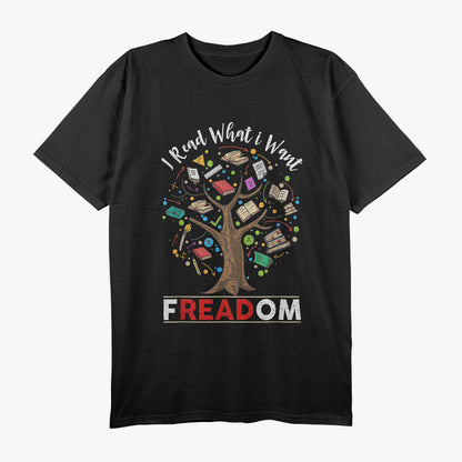 Vintage Freedom Reading I Read Banned Books T-Shirt