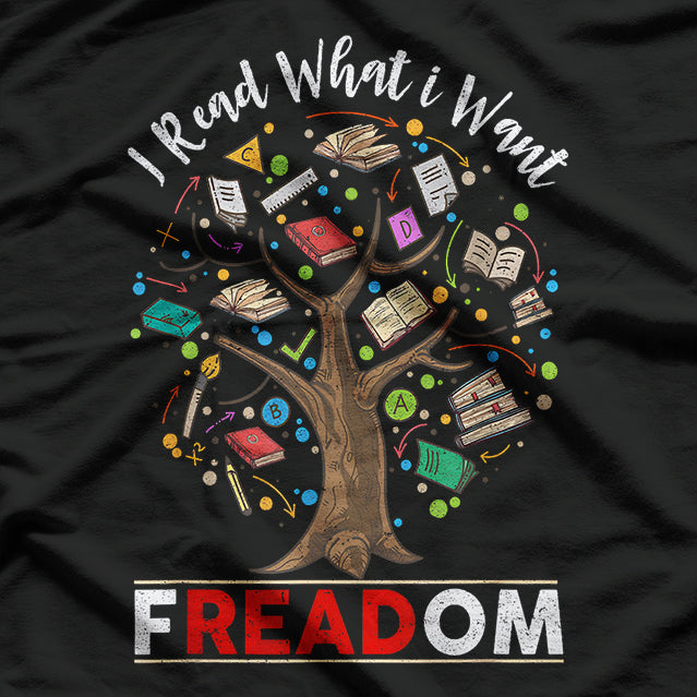 Vintage Censorship Freedom I Read Banned Books - A Nerd’s Rebellion T-Shirt