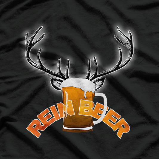 Reinbeer Funny Christmas Beer T-Shirt