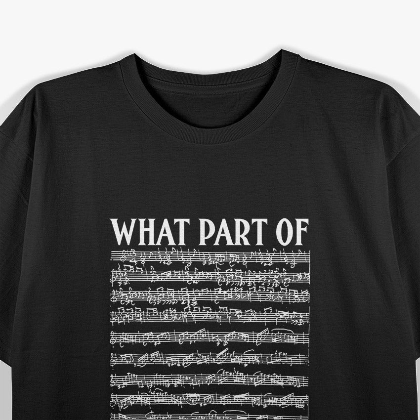 What Part Of The Music Notes You Don't Understand Musician T-Shirt