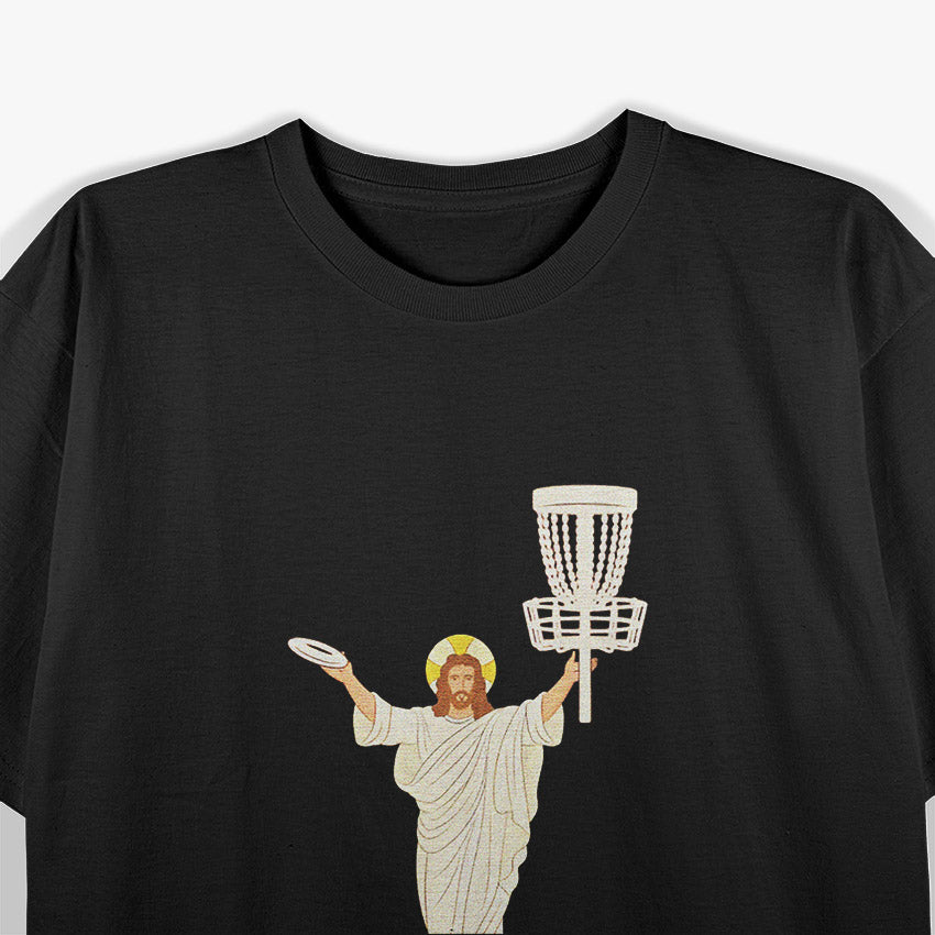 What Would Jesus Throw Golf Disc T-Shirt