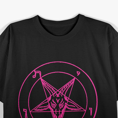 Baphomet Pentagram Symbol of Dark Power and Occult Mysticism T-Shirt