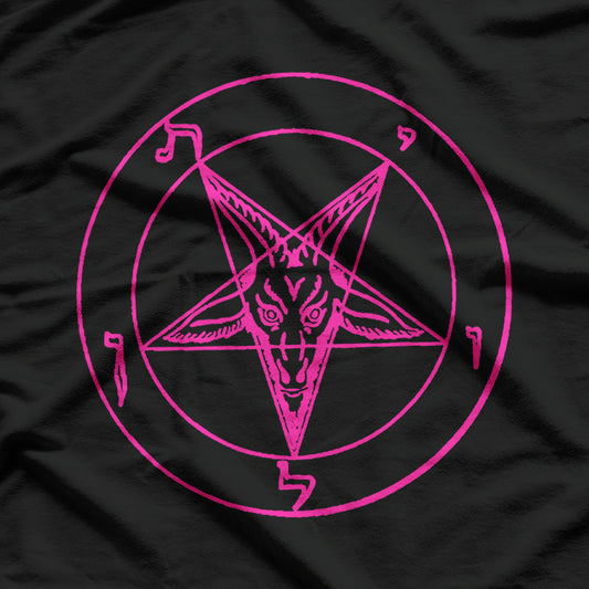 Baphomet Pentagram Symbol of Dark Power and Occult Mysticism T-Shirt