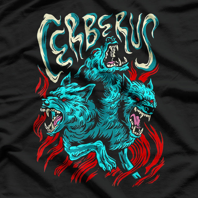 Cerberus Hound of Hades in Greek Mythology T-Shirt