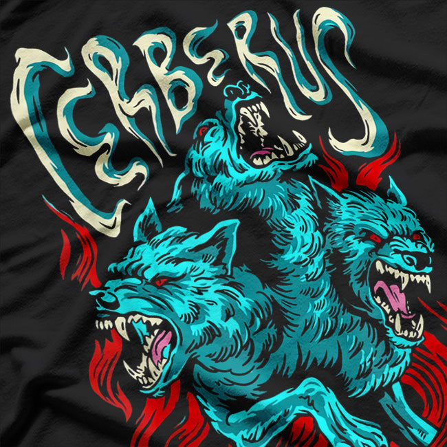 Cerberus Hound of Hades in Greek Mythology T-Shirt