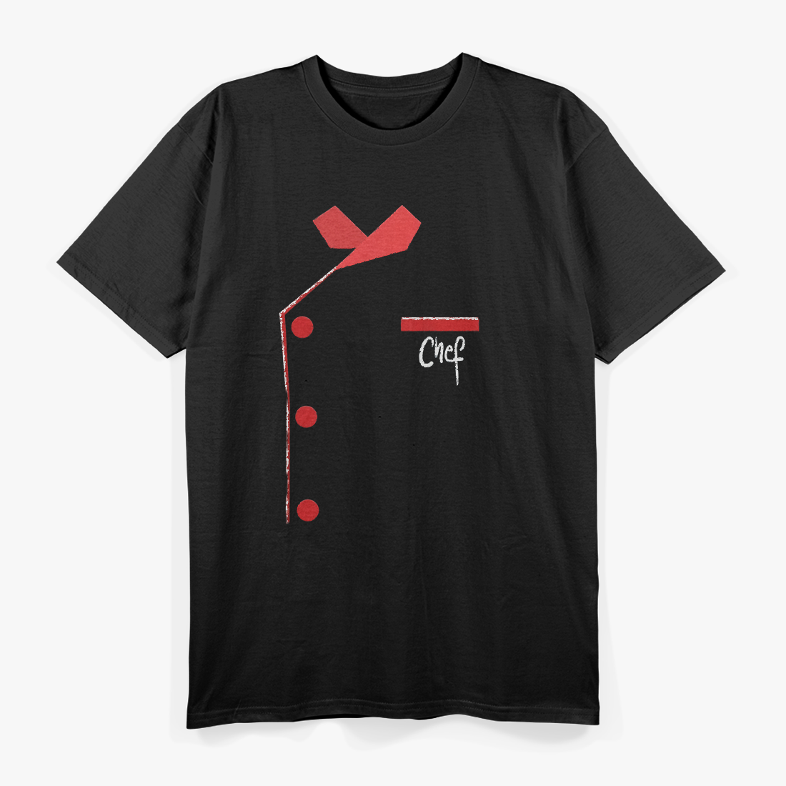 Chef Shirt Uniform Jacket Faux T-Shirt