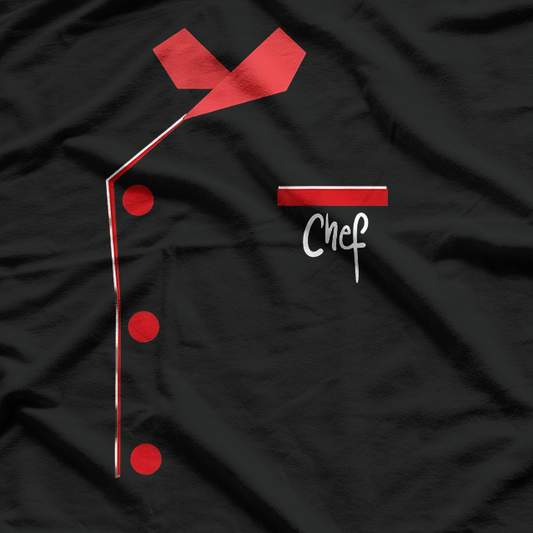 Chef Shirt Uniform Jacket Faux T-Shirt
