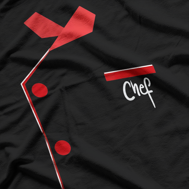 Chef Shirt Uniform Jacket Faux T-Shirt