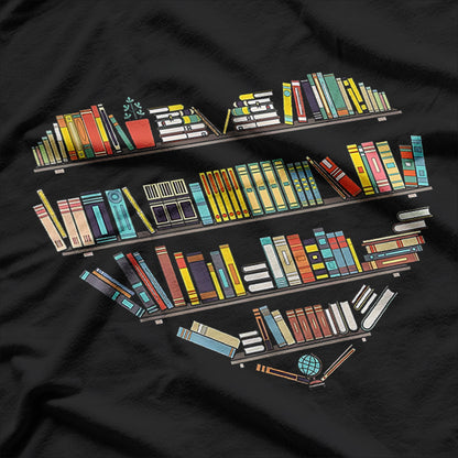 Books, Reading, and Literacy - A Celebration of Book Lovers and Librarians T-Shirt