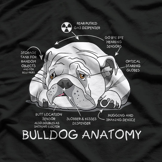 Cute English Bulldog Anatomy Dog Biology T-Shirt