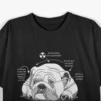 Cute English Bulldog Anatomy Dog Biology T-Shirt