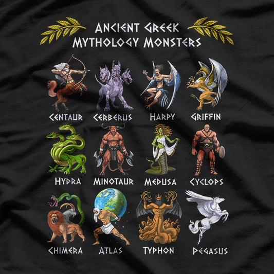 Greek Mythologies: Exploring the World of Mythical Legends T-Shirt