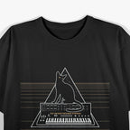 Cats on Synthesizers in Space Black T-shirt