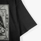Occult Satanic Goat Head Devil Tarot Card Symbolism T-Shirt