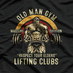 Old Man Gym Weightlifting T-Shirt