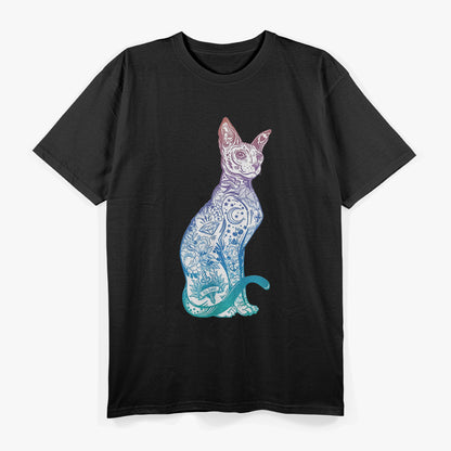 Stay Weird Pastel Sphynx Cat T-Shirt