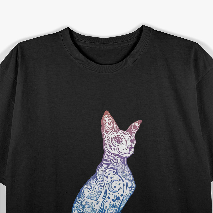 Stay Weird Pastel Sphynx Cat T-Shirt