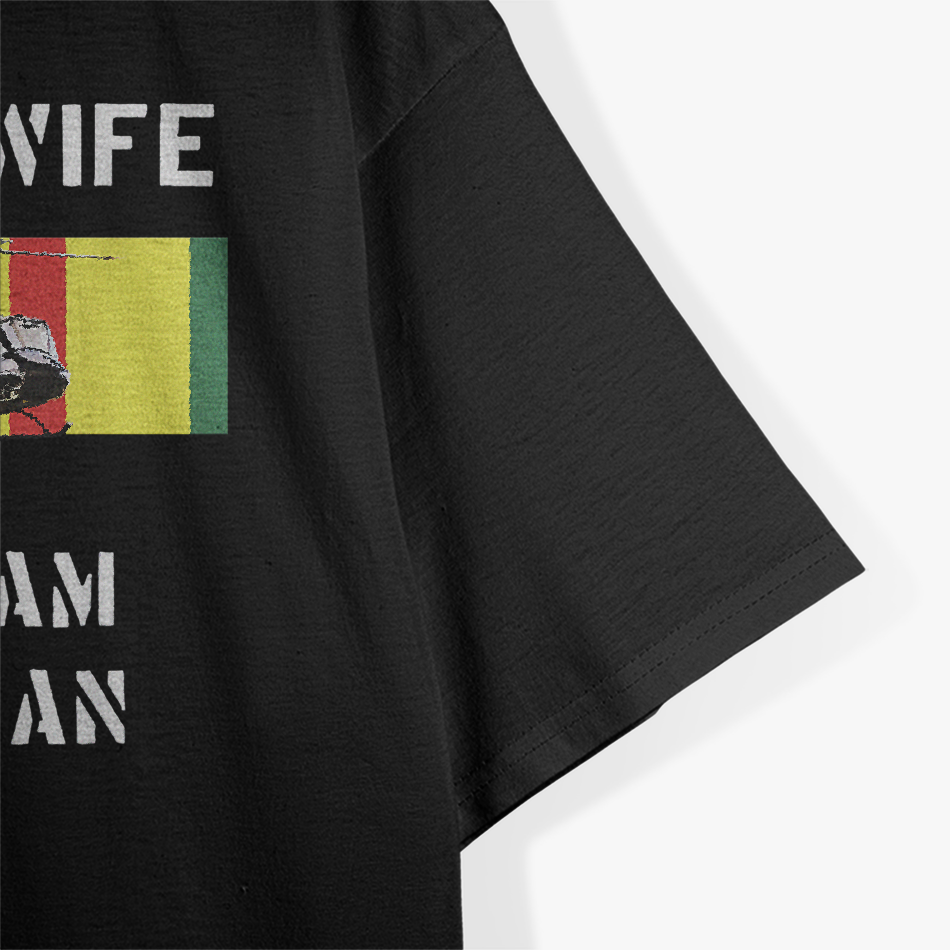 Proud Wife of a Vietnam Veteran, UH-1 Huey T-Shirt
