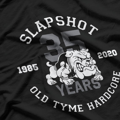 35 Years Slapshot 1985-2020 Old Tyme Hardcore Tribute T-Shirt