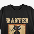 Wanted Dead And Alive Cat Schrodinger Cat T-Shirt