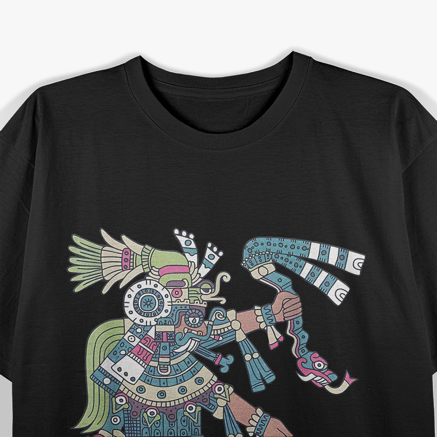 Tlaloc: The Aztec God of Rain - Master of Water, Fertility, and Life T-Shirt