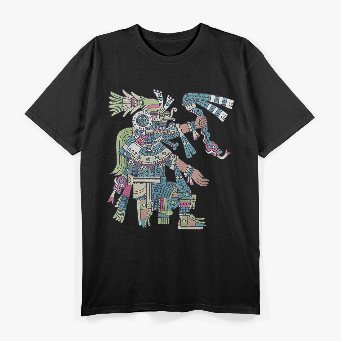 Tlaloc: The Aztec God of Rain - Master of Water, Fertility, and Life T-Shirt