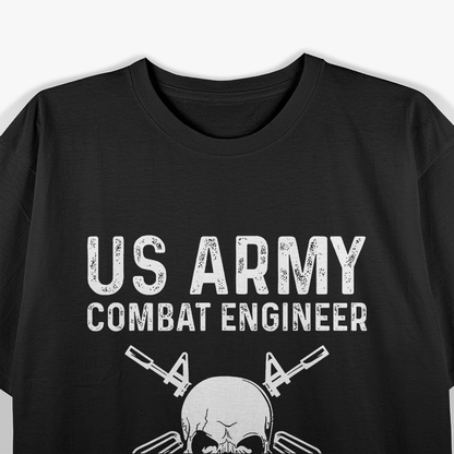 US Army Combat Engineer Clear The Way Respect T-Shirt