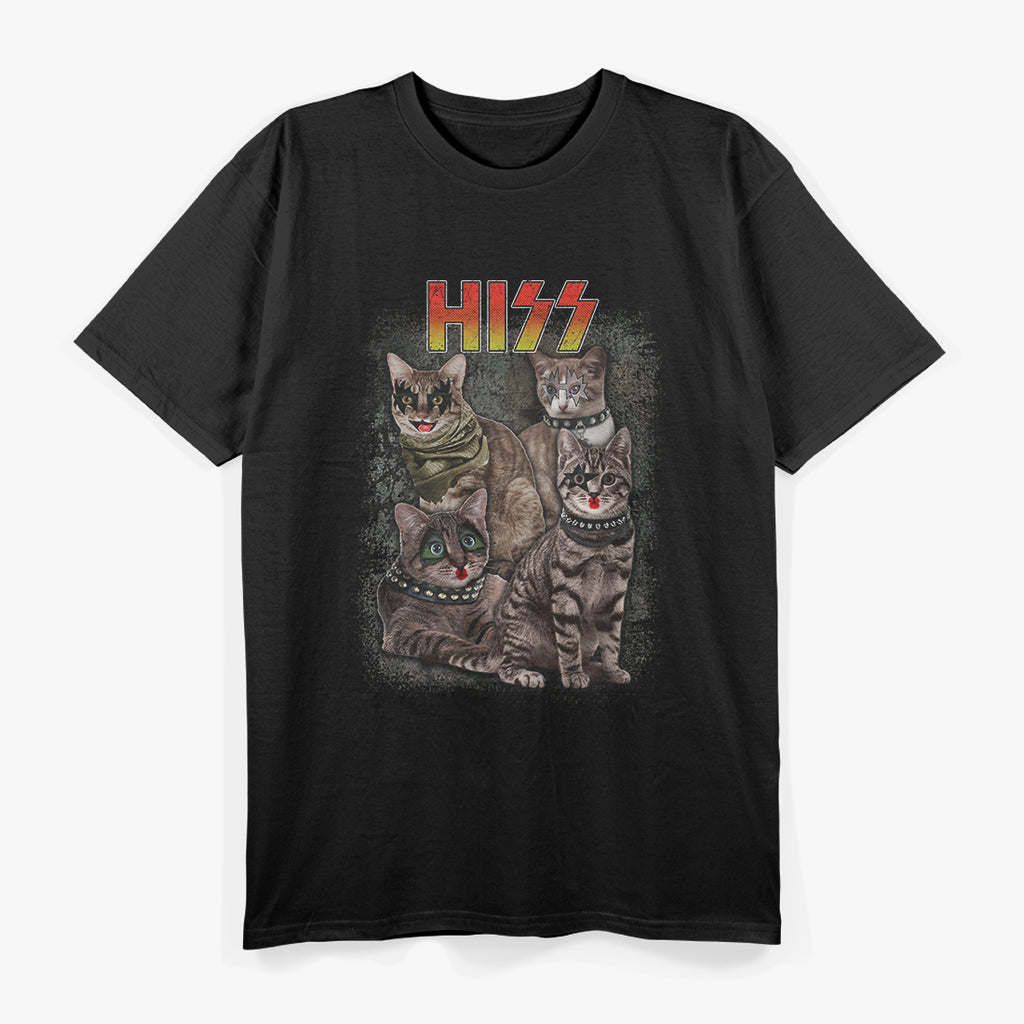 Hizz Funny Cats Kittens Rock Rockin T-Shirt