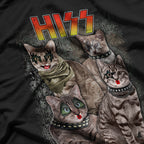Hizz Funny Cats Kittens Rock Rockin T-Shirt