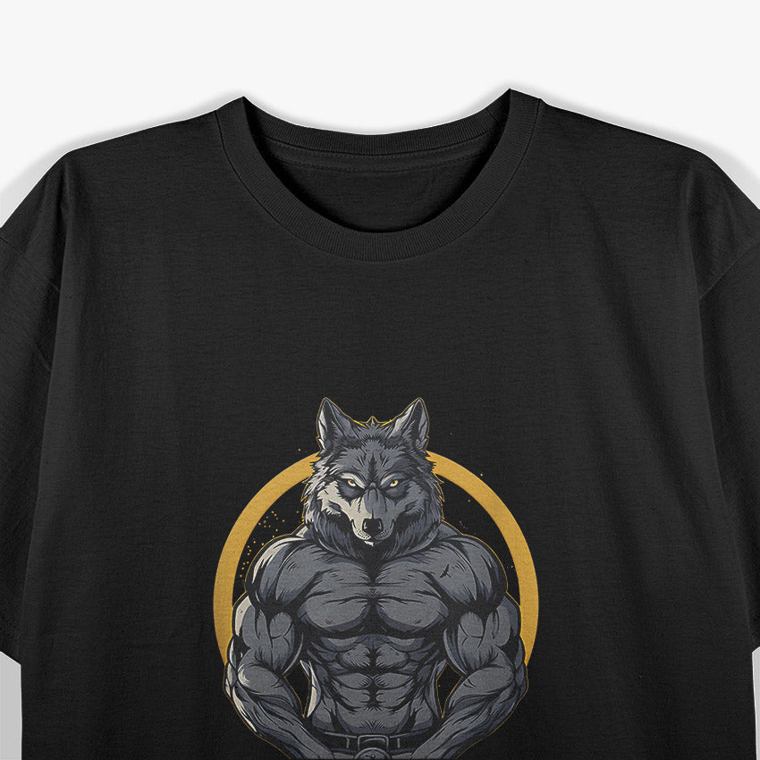 Sigma Male Wolf Funny Sarcastic Quote & Witty Joke T-Shirt