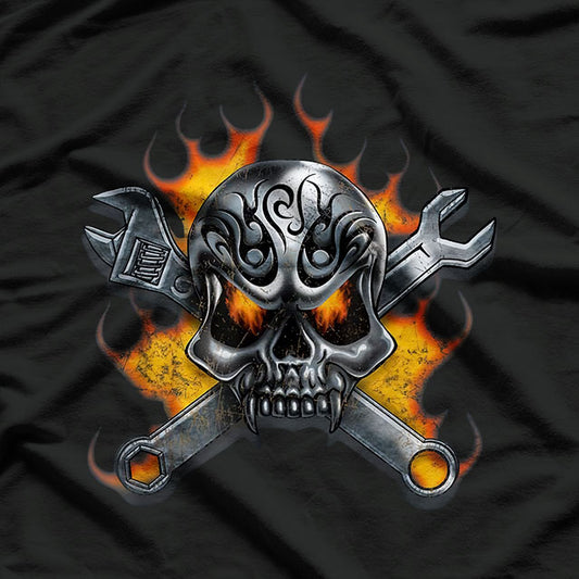 Skull Mechanic Essential Design Great Gift Idea T-Shirt