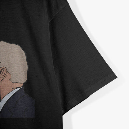 Trump Kissing Biden - A Bold and Hilarious Political Satire T-Shirt