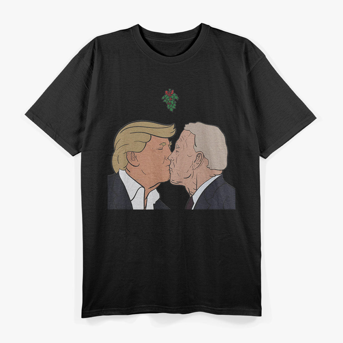 Trump Kissing Biden - A Bold and Hilarious Political Satire T-Shirt