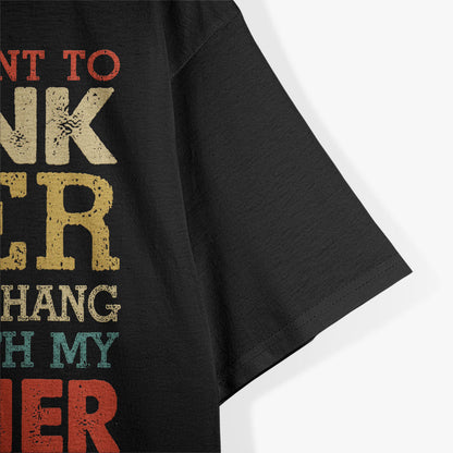 Weiner Dachshund Dad Drink Beer & Hang with My Dog T-Shirt