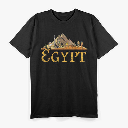 Africa Ancient Egyptian Pyramids - A Tribute to Egypt’s Timeless Legacy T-Shirt