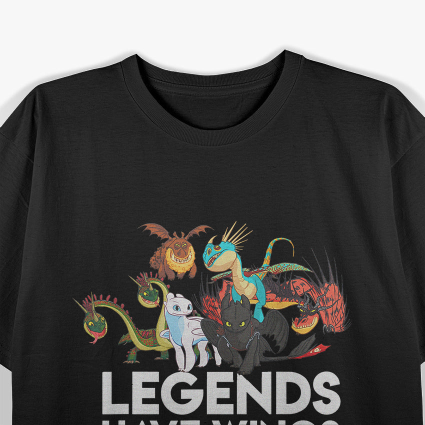 How to Train Legendary Dragons - Master the Mythical Beasts T-Shirt