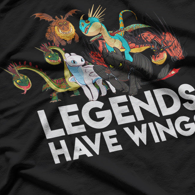 How to Train Legendary Dragons - Master the Mythical Beasts T-Shirt